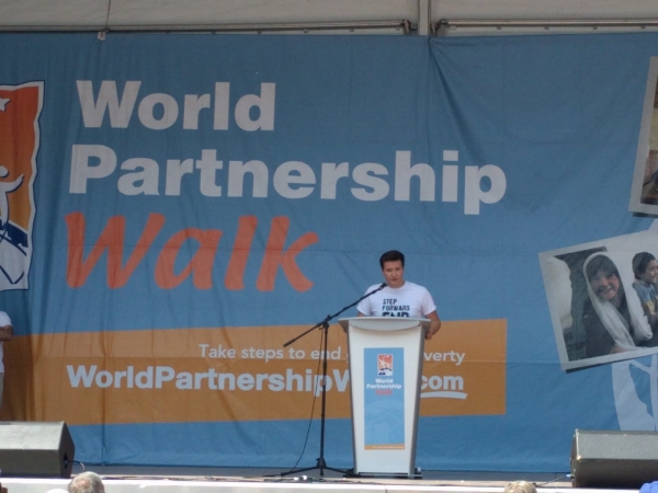 Prince Aly Muhammad speaking at the World Partnership Walk in Toronto, Canada  2018-06-17